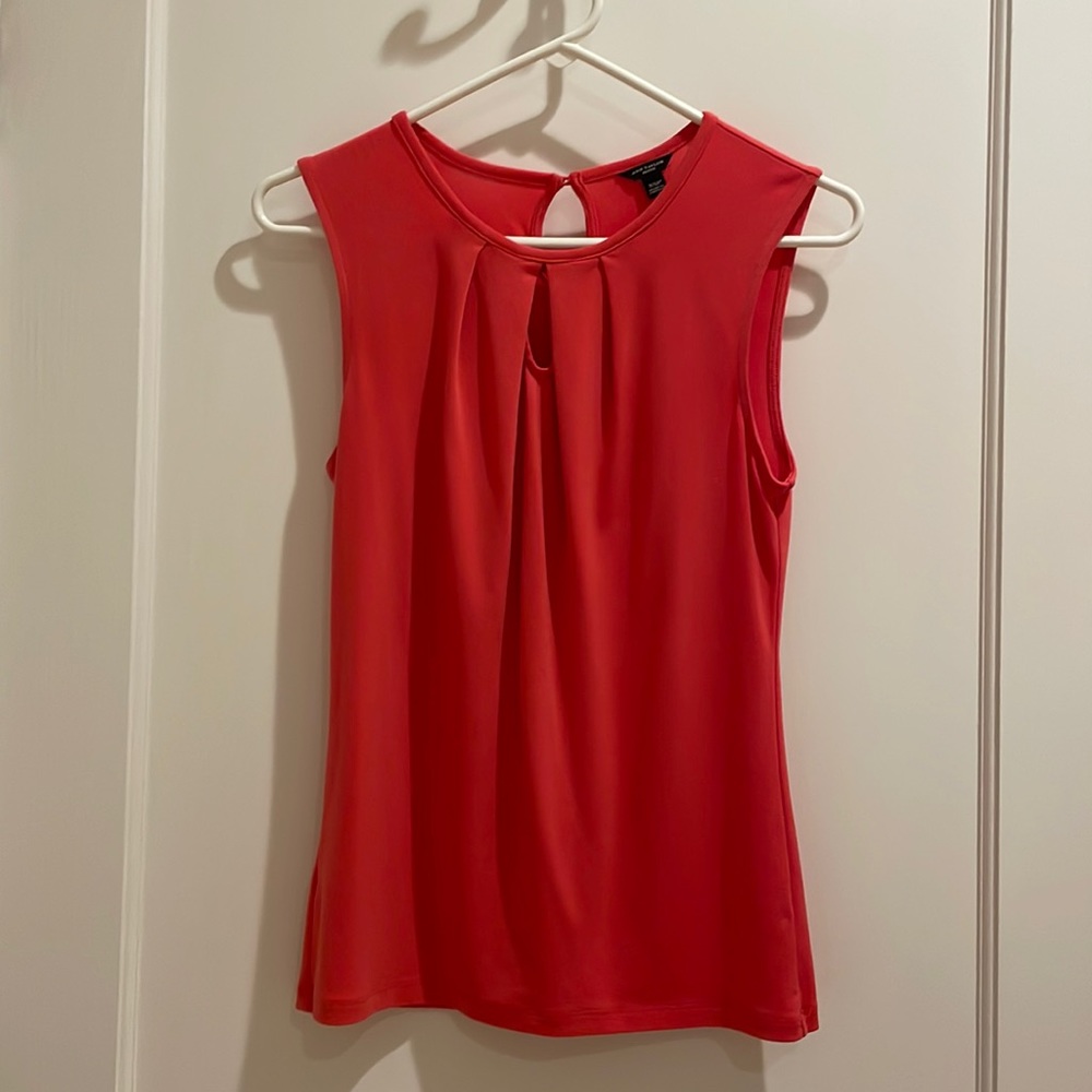 Ann Taylor Pink Sleeveless Blouse, XSP